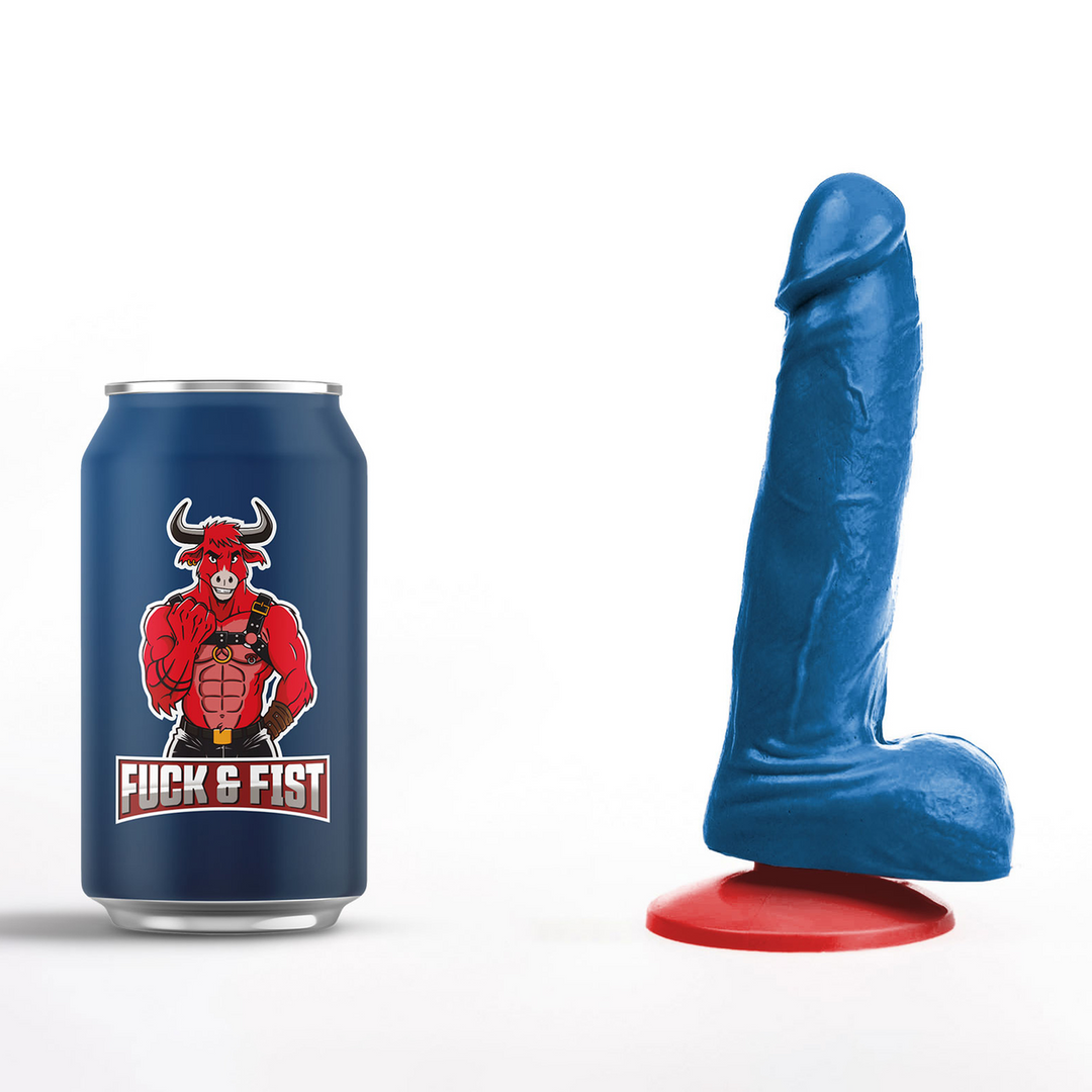 Hoenir S - Realistic Dildo with Balls - 5.1 / 13 cm - Blue 5