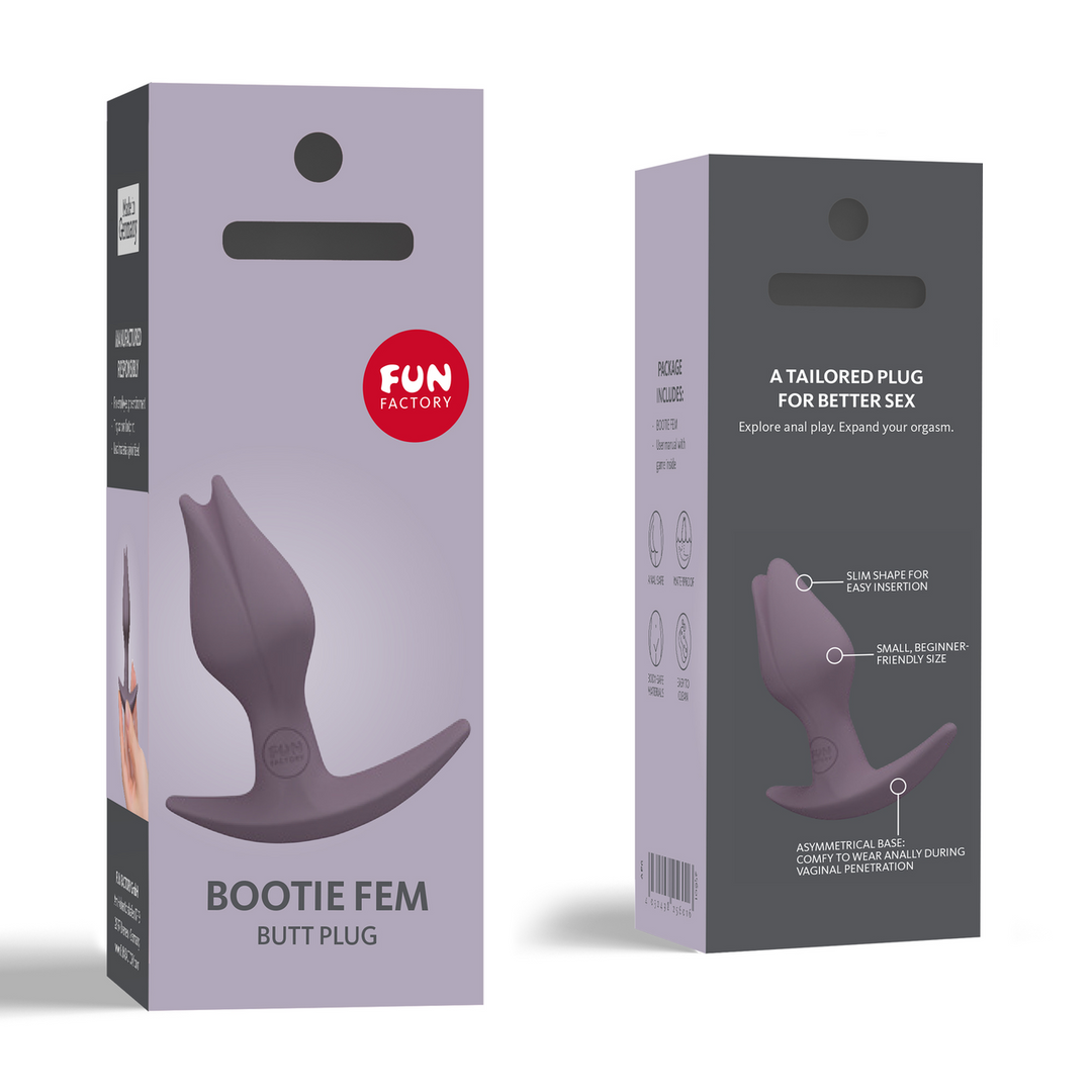 Bootie Fem - Butt Plug - Dark Taupe 2