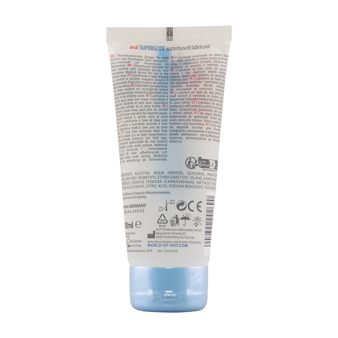 Anal Superglide Liquid Pleasure - Waterbased Lubricant - 3 fl oz / 100 ml 2