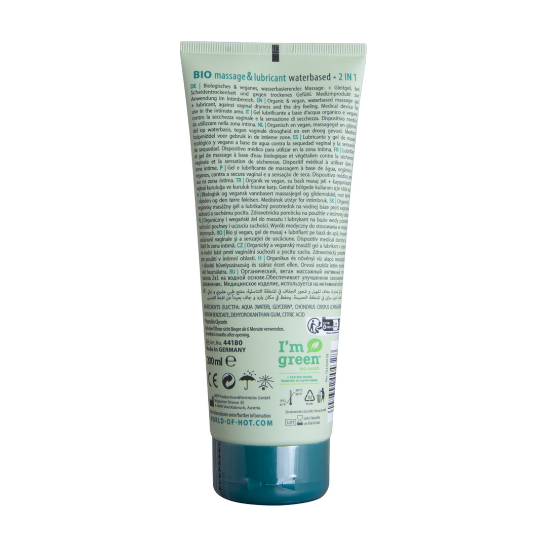 2 In 1 Massage and Waterbased Lubricant - 7 fl oz / 200 ml 2