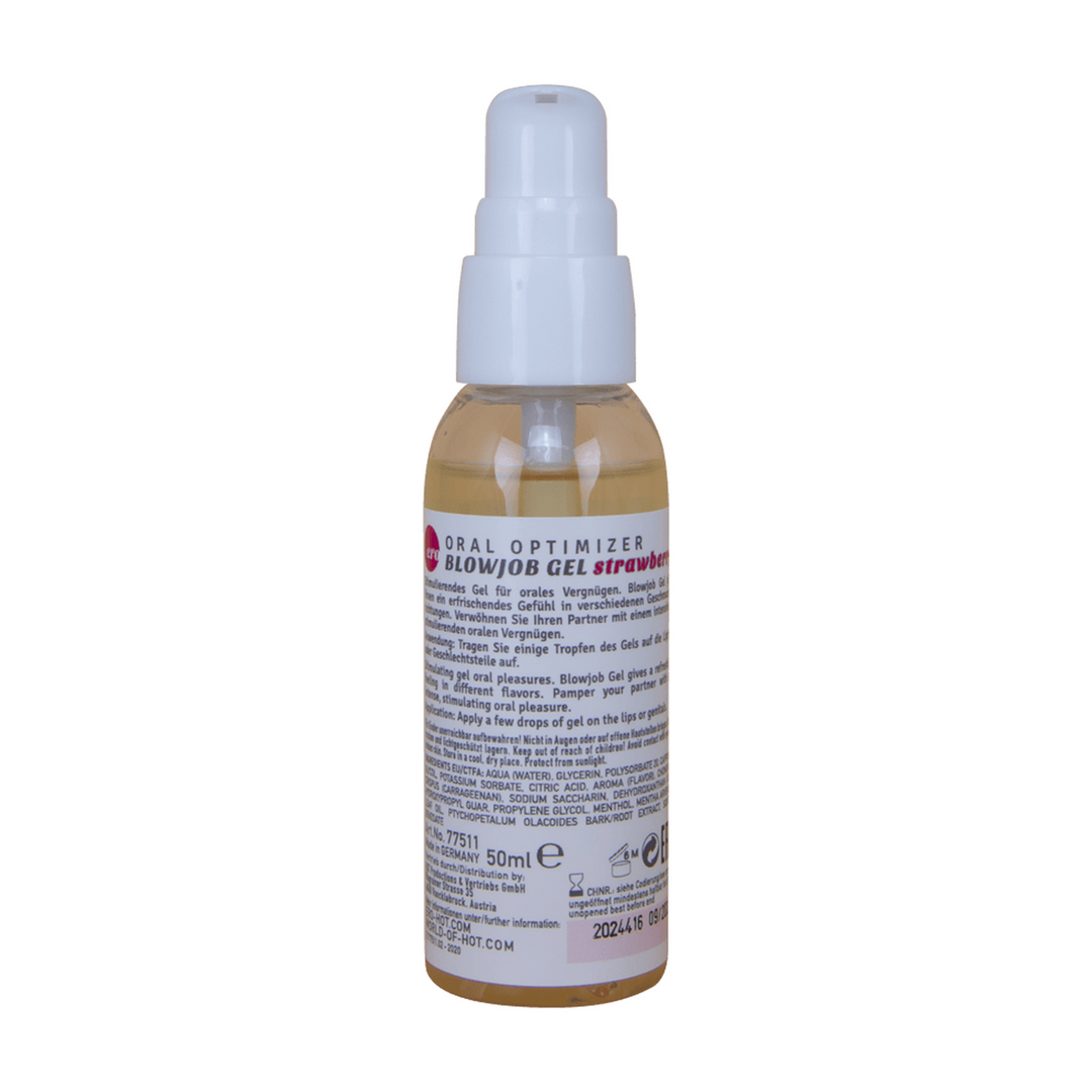 Oral Optimizer - Deepthroat Gel - Strawberry - 2 fl oz / 50 ml 3
