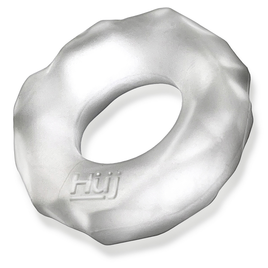 Fractal - Tactile Cockring - Clear Ice 3