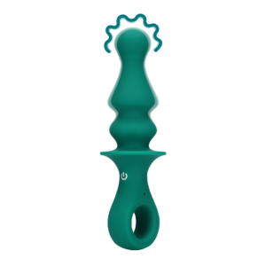 Pawn Shaped Anal Vibrator - Peacock Plume