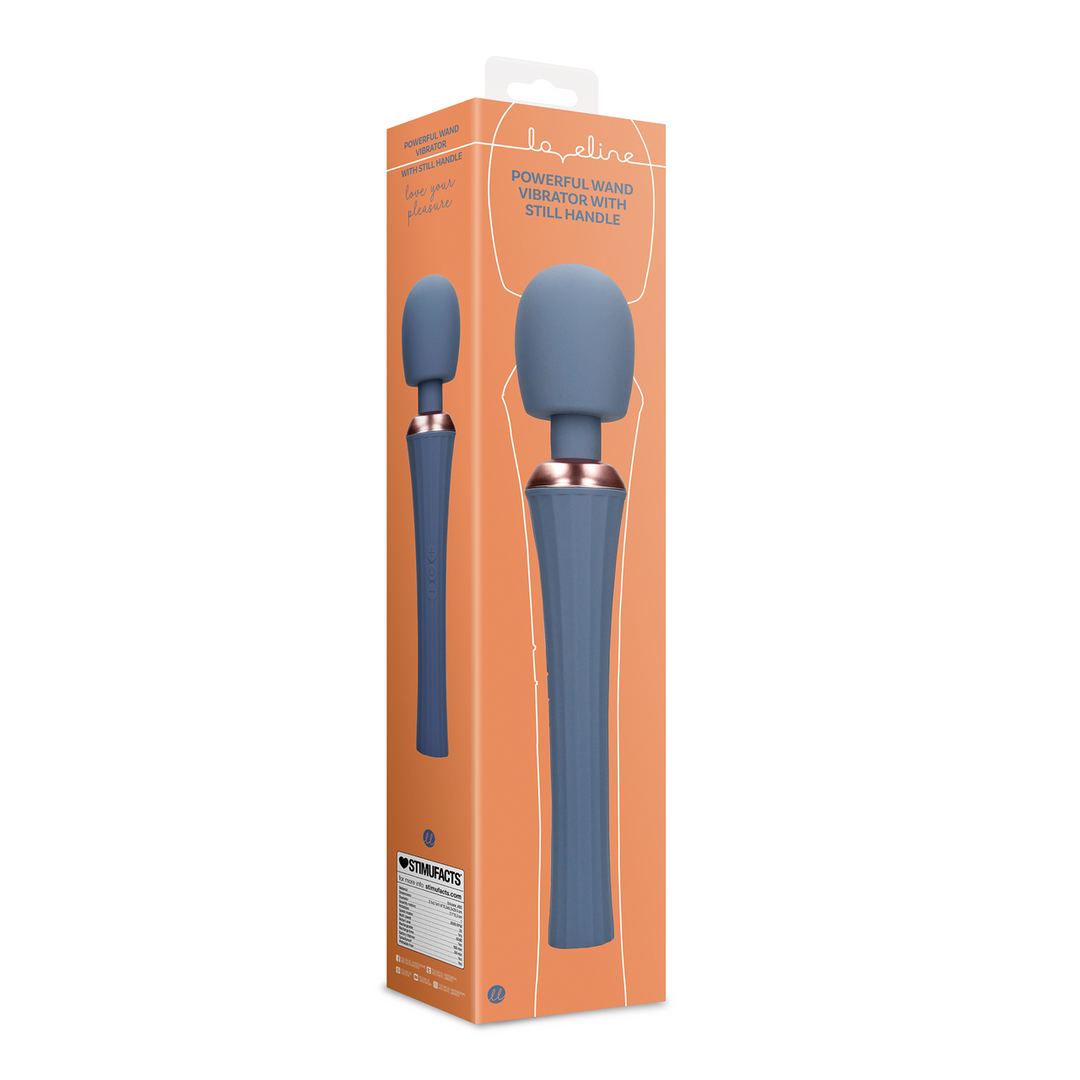 Powerful Wand Vibrator with Still Handle - Blue Nova 2