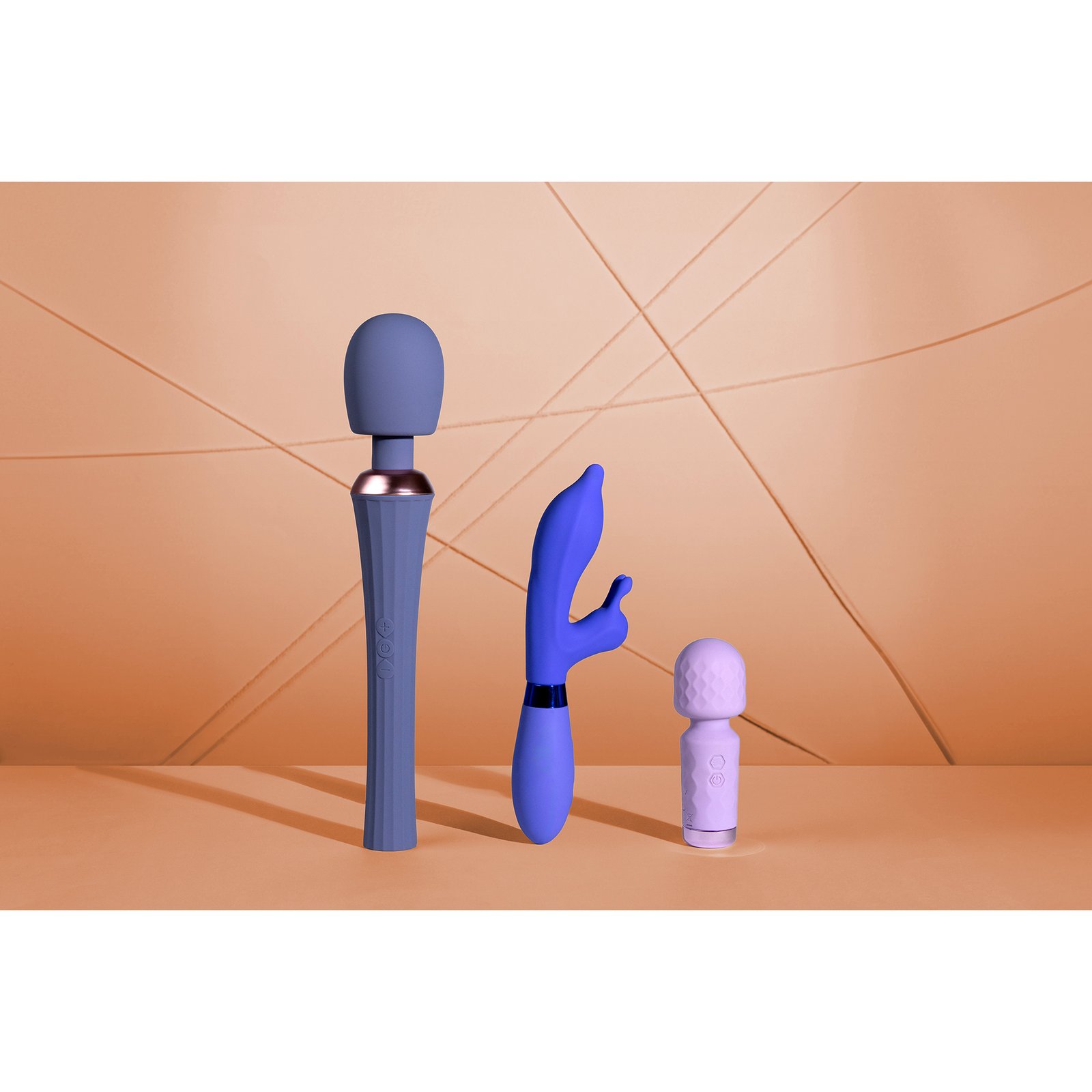 Powerful Wand Vibrator with Still Handle - Blue Nova 6
