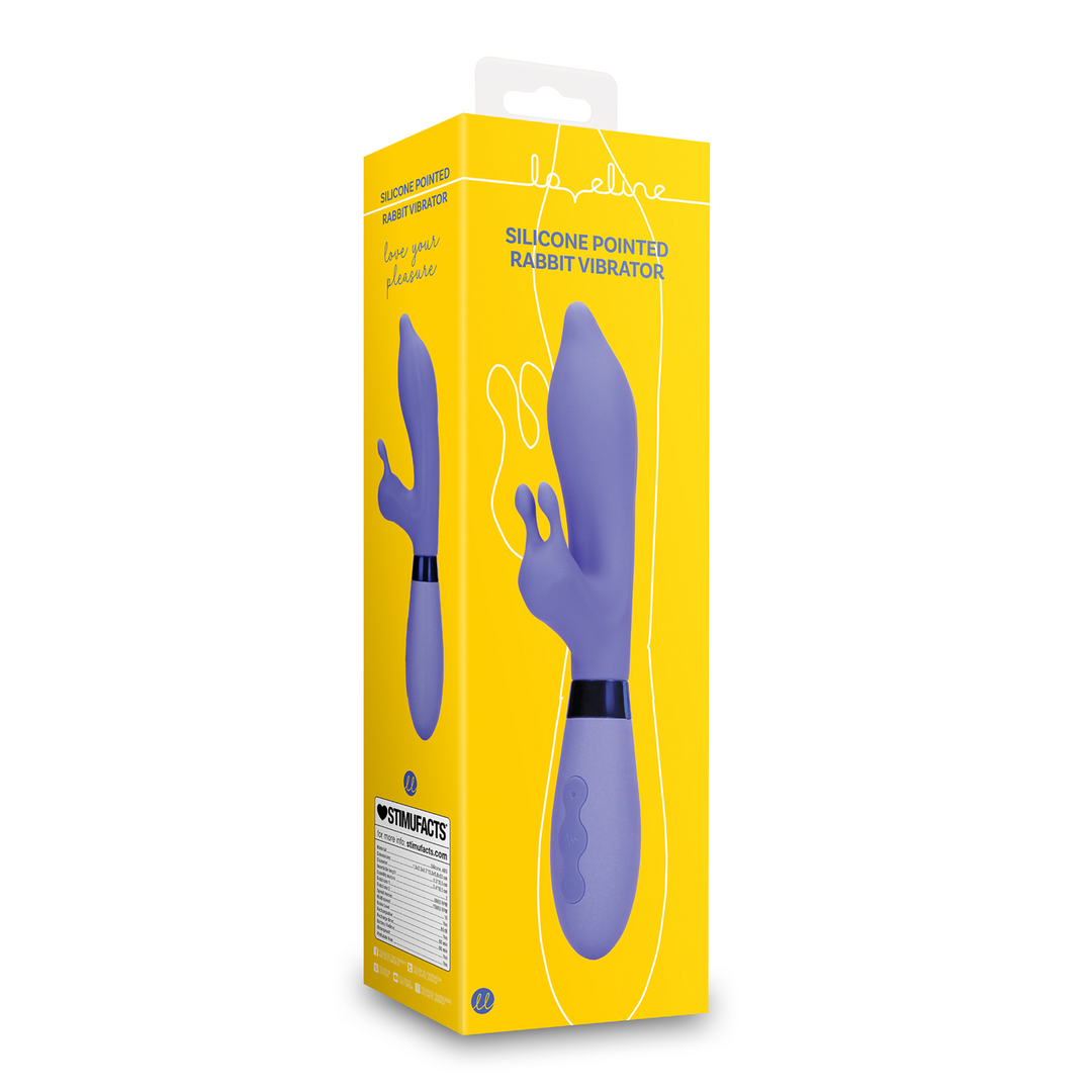 Silicone Pointed Rabbit Vibrator - Protanopia 2