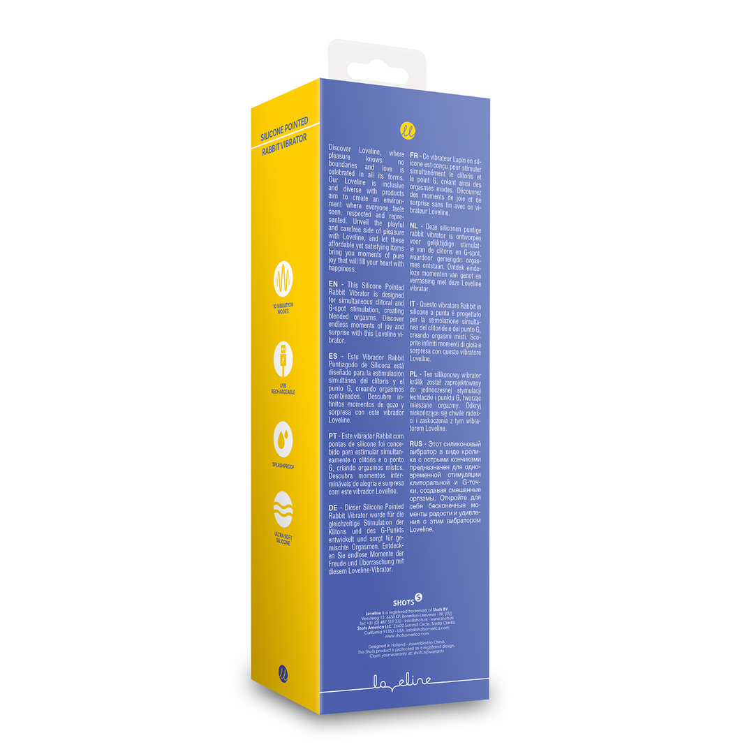 Silicone Pointed Rabbit Vibrator - Protanopia 3