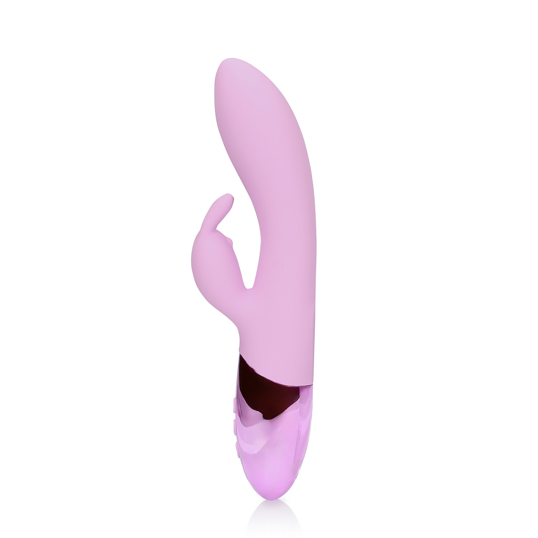 Ultra Soft Silicone Rabbit Vibrator - Exotic Fuchsia 6