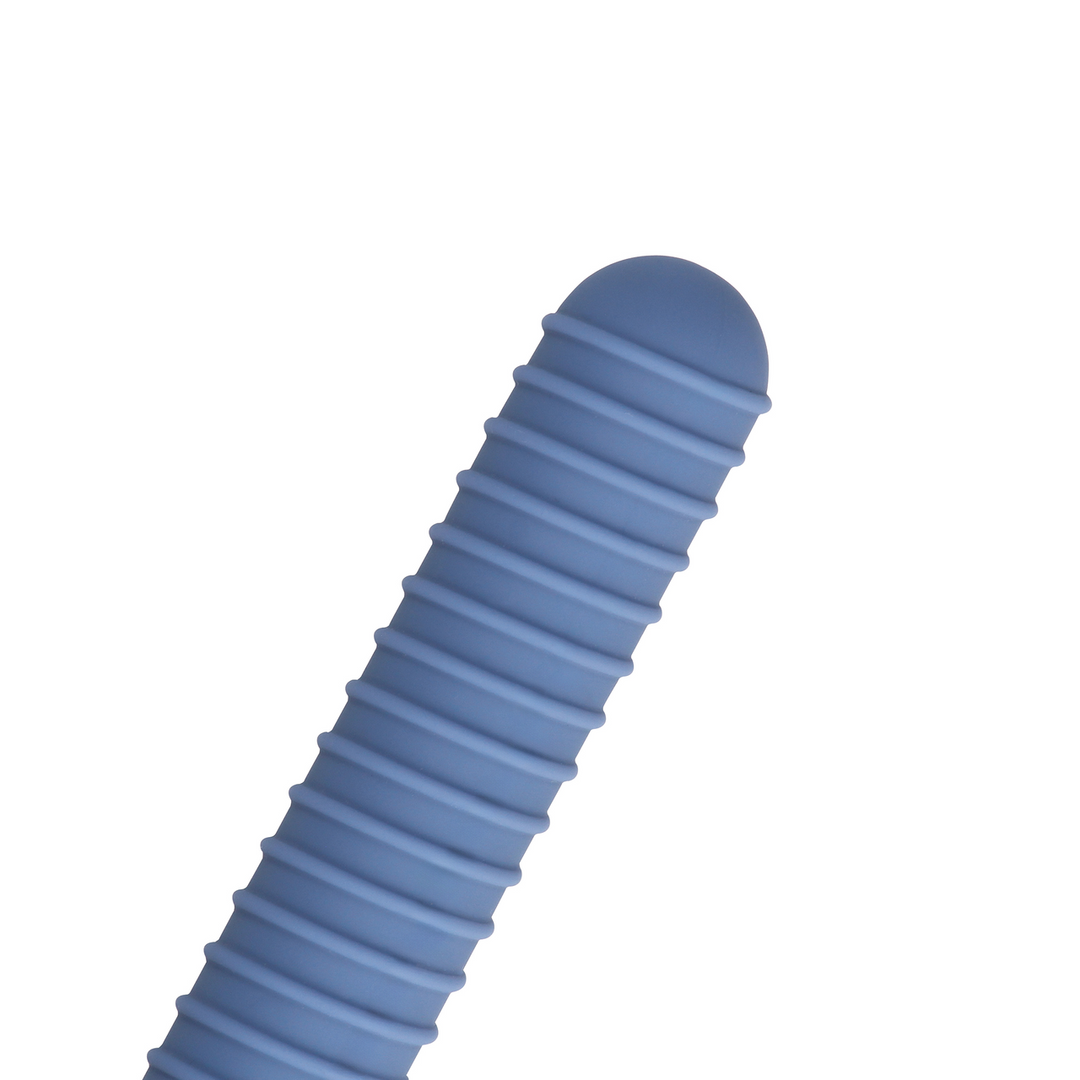 Ribbed Mini Vibrator - Blue Horizon 6