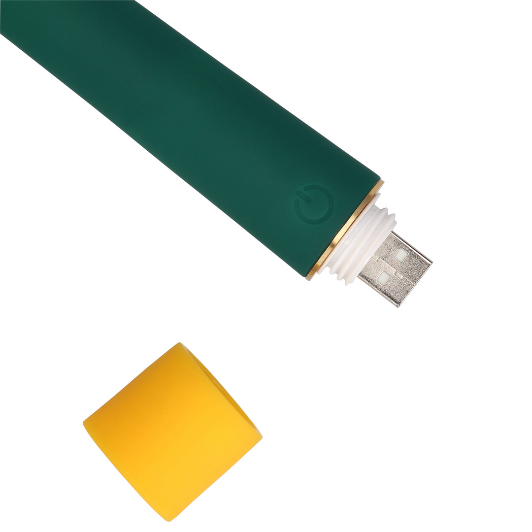 Smooth Mini Vibrator with USB Charger - Ancient Sea 6