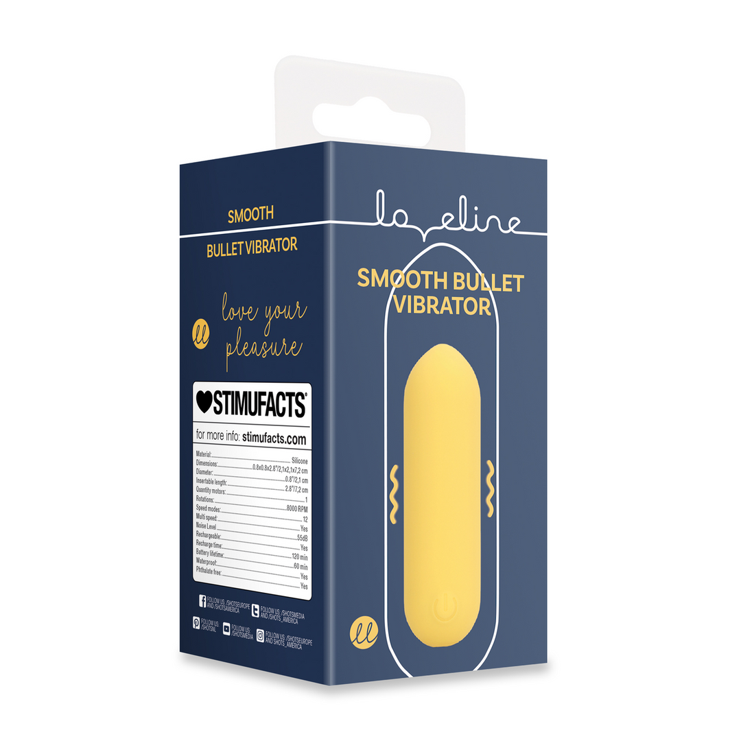 Smooth Bullet Vibrator - Sunpac Yellow 2