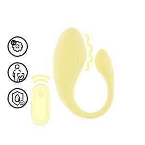 Vibrating G-Spot Vibe with Remote Control - Yellow