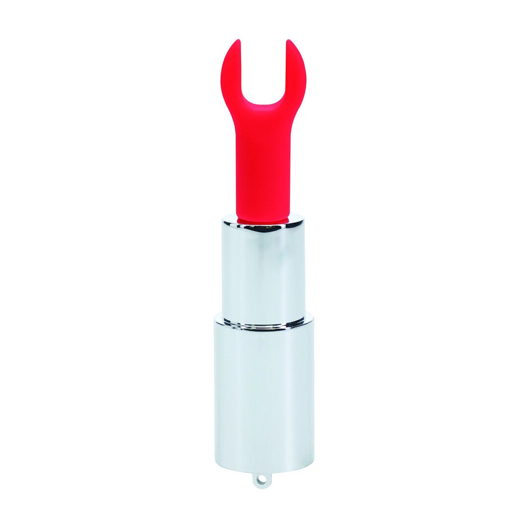 Tiffany - Lipstick Vibrator with 4 Attachments - Blue 4
