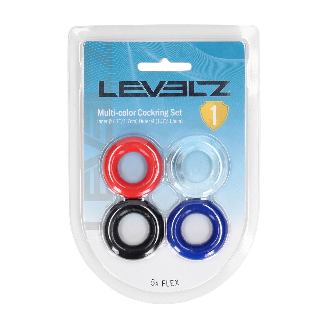 Cockring Set of 4 - Multicolor 2