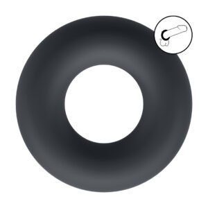 Liquid Silicone Cockring - S - Black