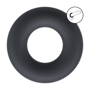 Liquid Silicone Cockring - M - Black