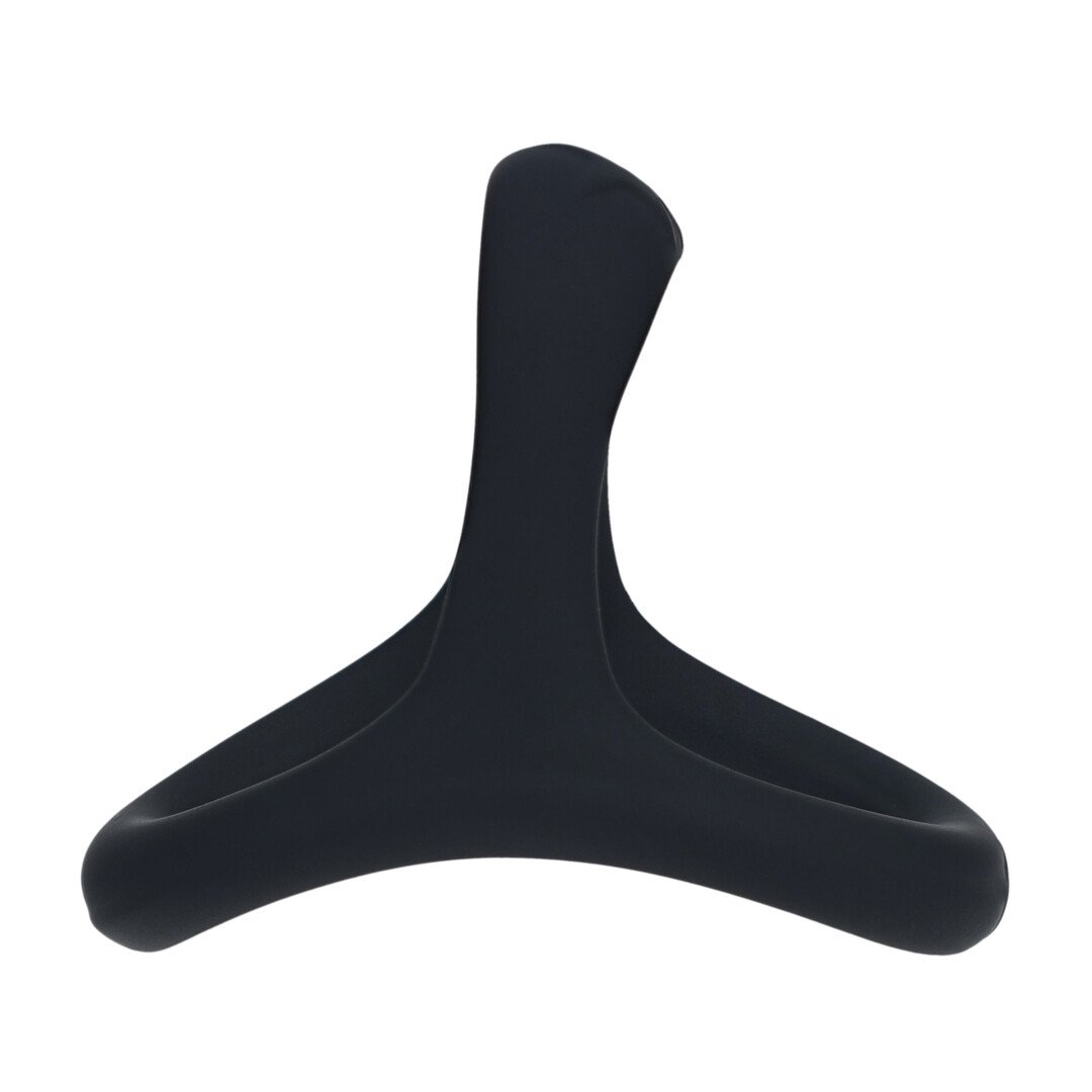 Soft Bead Grip Silicone Cock and Ball Ring - Black 5