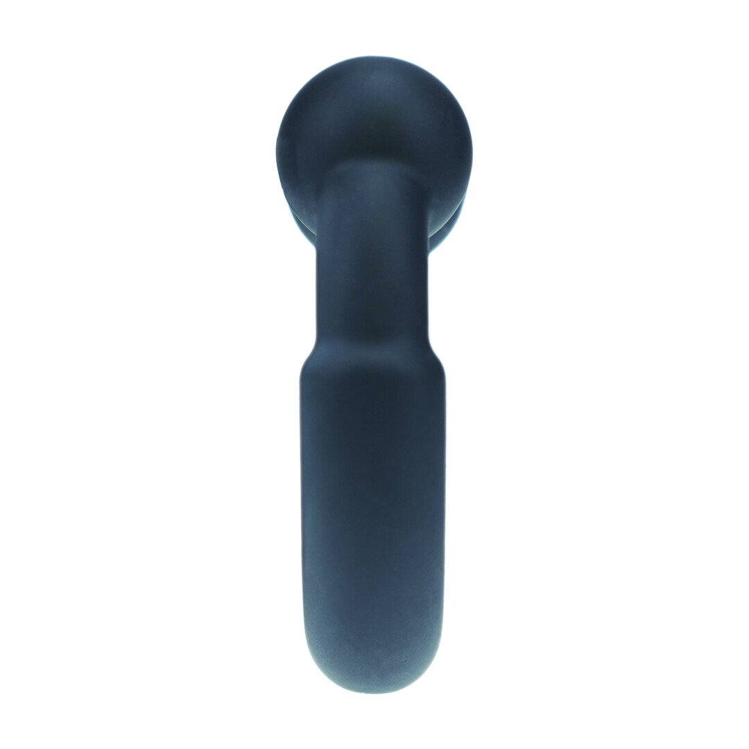 Metal and Silicone Cockring - Black 5