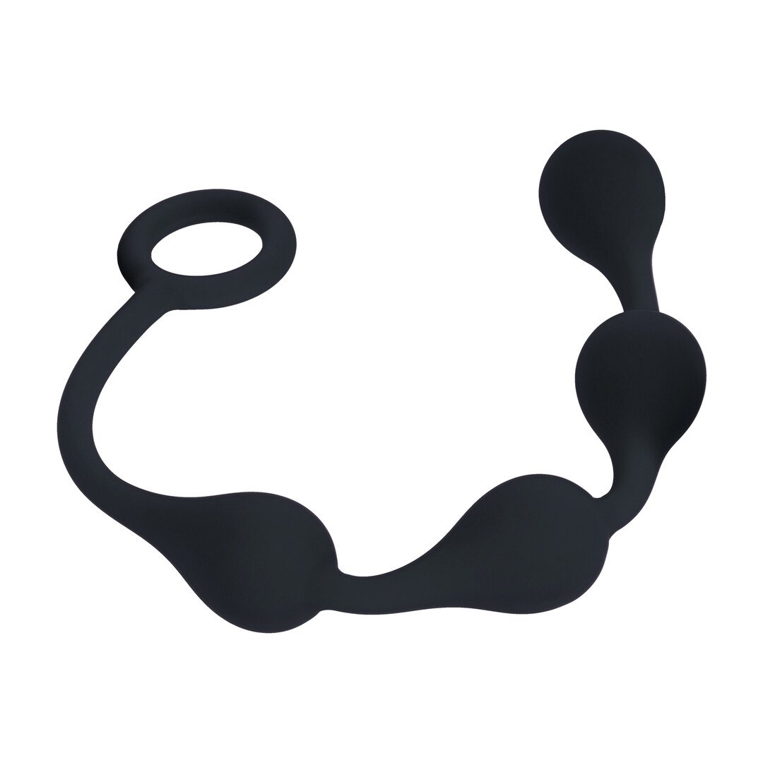Waterdrop Silicone Anal Balls - S - 20mm - Black 4