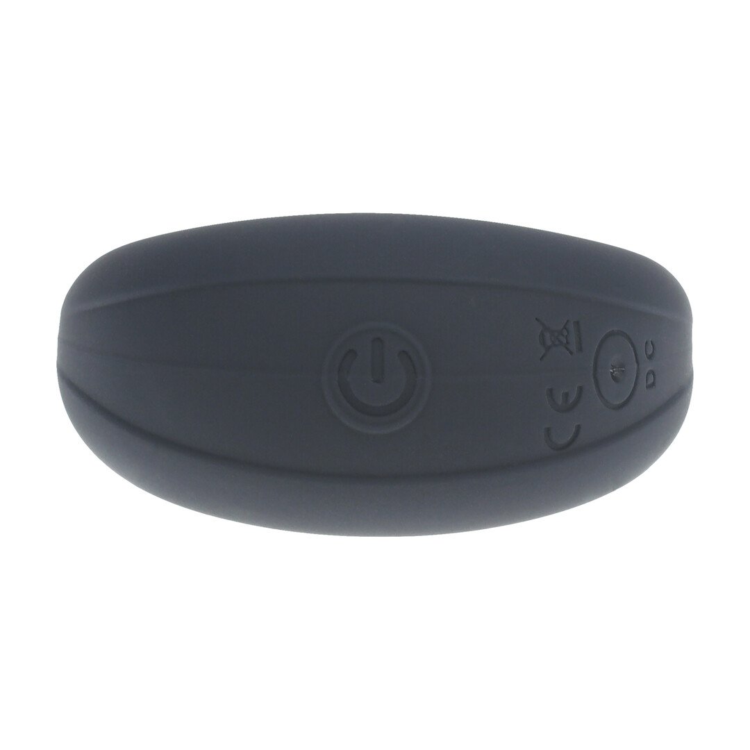 Vibrating Liquid Silicone Cock and Ball Ring - Black 6