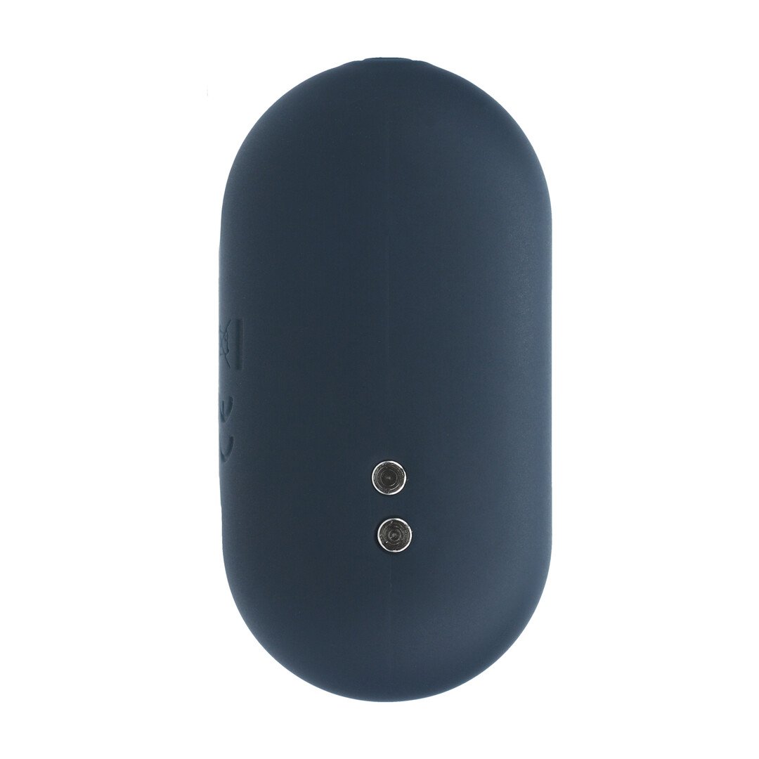 Hexagonal Vibrating Silicone Anal Plug - S - Black 5