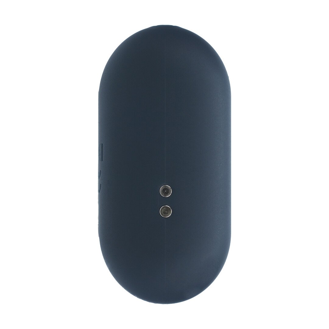 Hexagonal Vibrating Silicone Anal Plug - M - Black 5