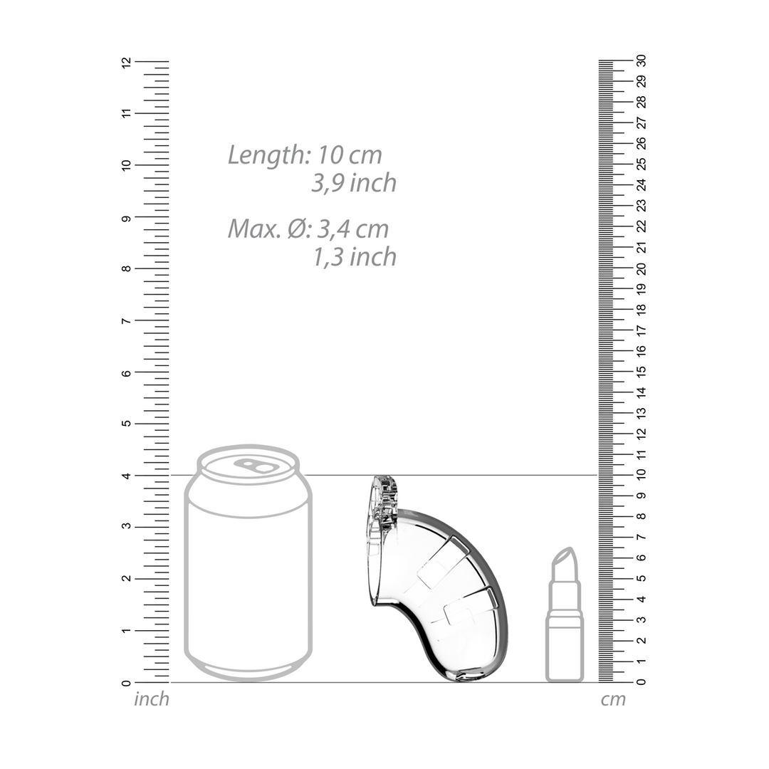 Model 15 Chastity Cock Cage with Urethral Sounding - 3.5 / 9 cm 6