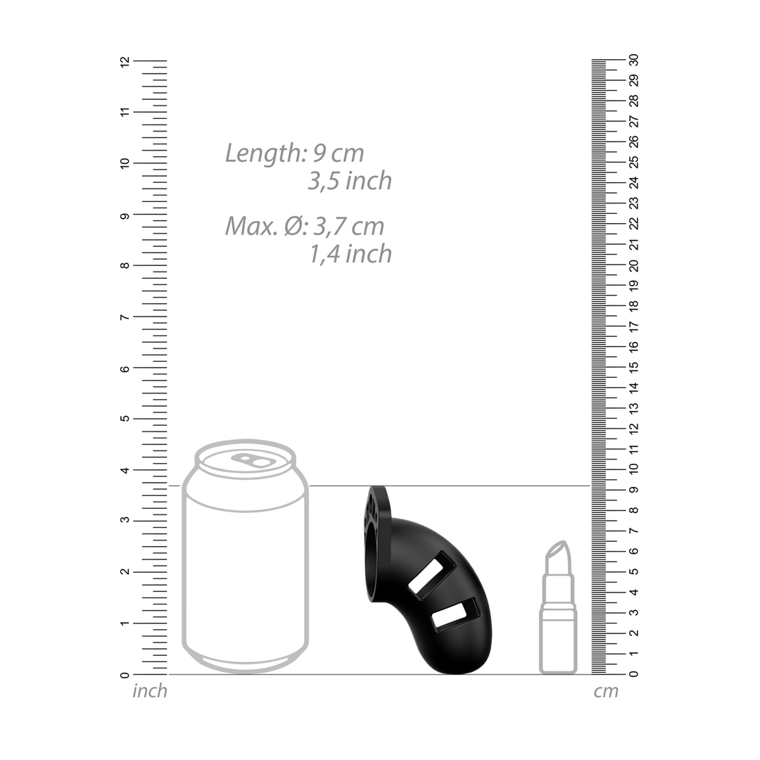 Model 20 Chastity Cock Cage - 3.5 / 9 cm 6
