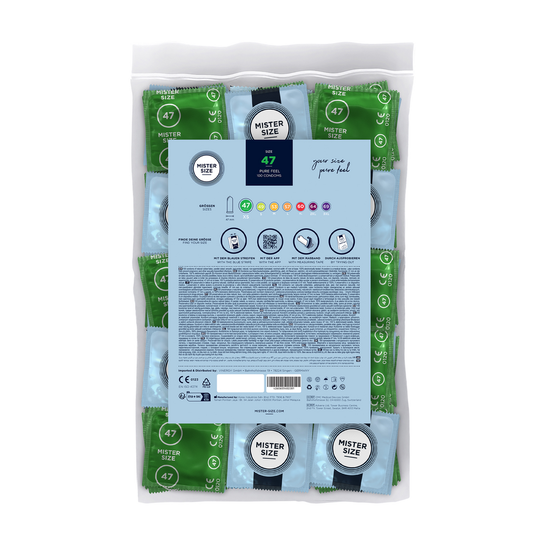 Pure Feel - Condoms 47 mm - 100 Pack 2