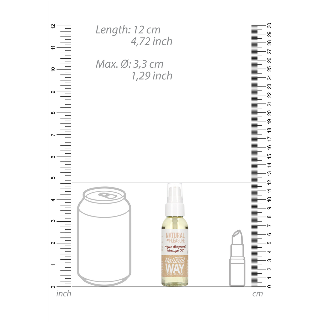 Vegan Bergamot Massage Oil - 1.7 fl oz / 50 ml 5