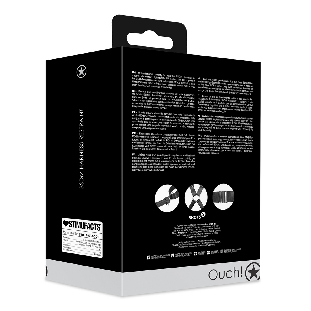 BSDM Harness Restraint - Black 4