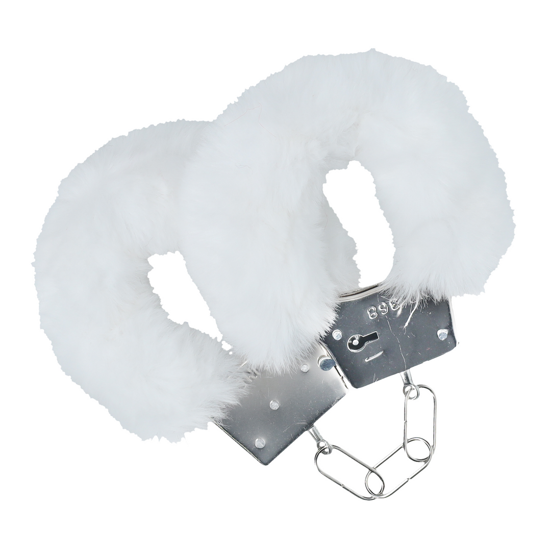 Classic Fluffy Handcuffs - White 3