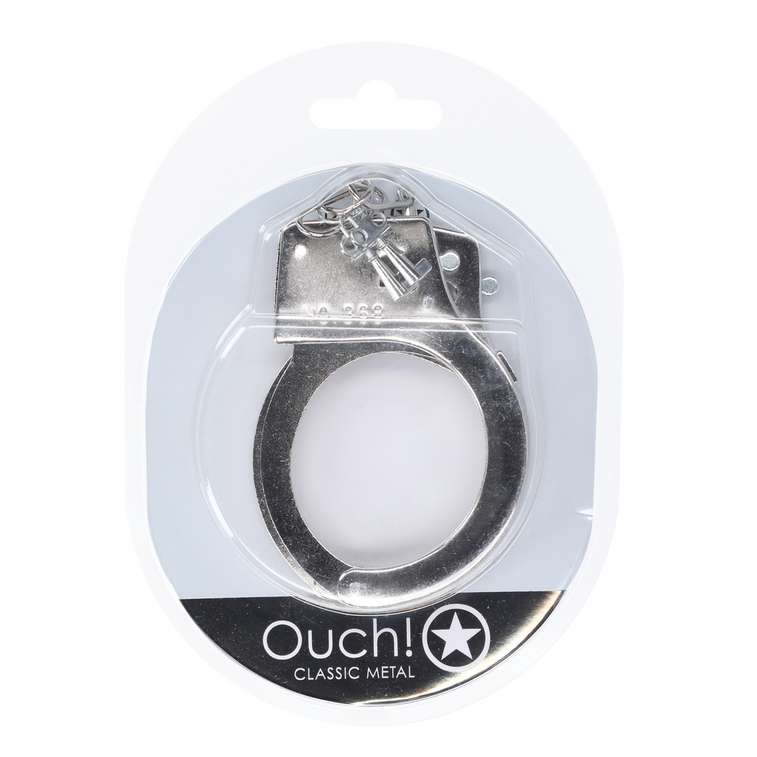 Classic Metal Handcuffs - Silver 2