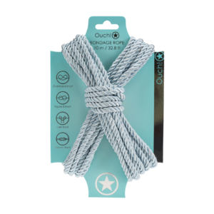Polyester Bondage Rope - 32.8 ft / 10 m - Powder Blue