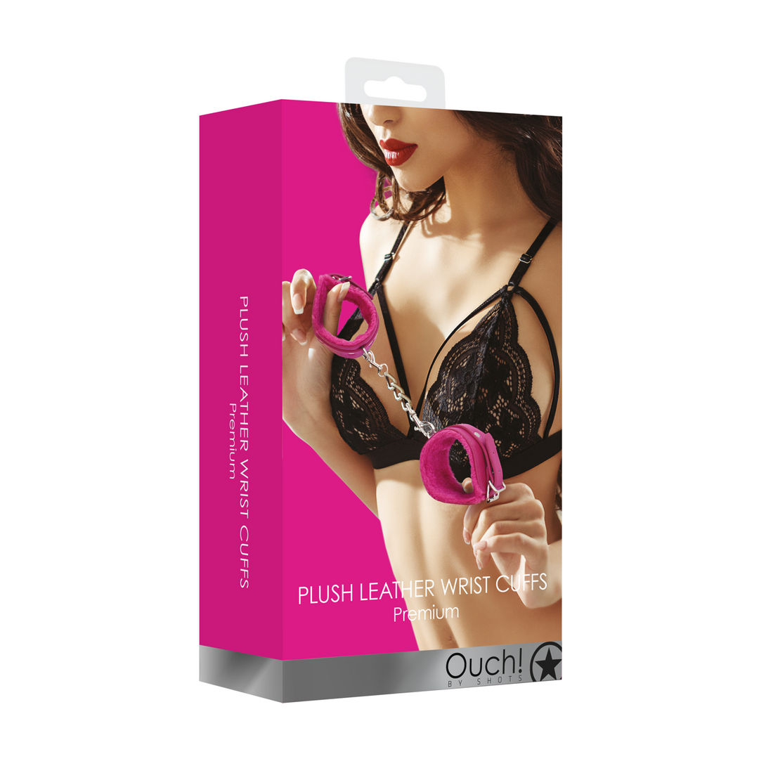 Plush Leather Handcuffs 2