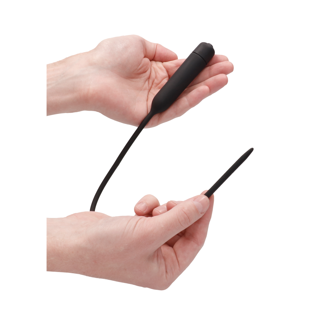 Silicone Vibrating Bullet Plug Extra Long 5