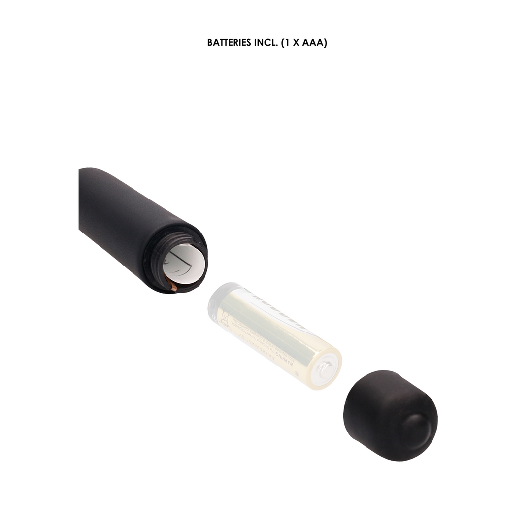 Silicone Vibrating Bullet Plug Extra Long 6