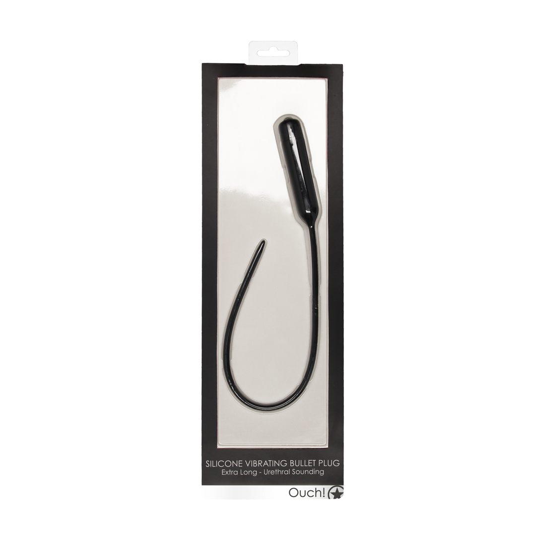 Silicone Vibrating Bullet Plug Extra Long 2