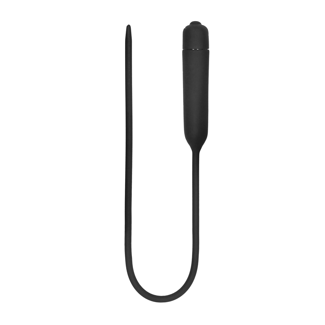 Silicone Vibrating Bullet Plug Extra Long 1