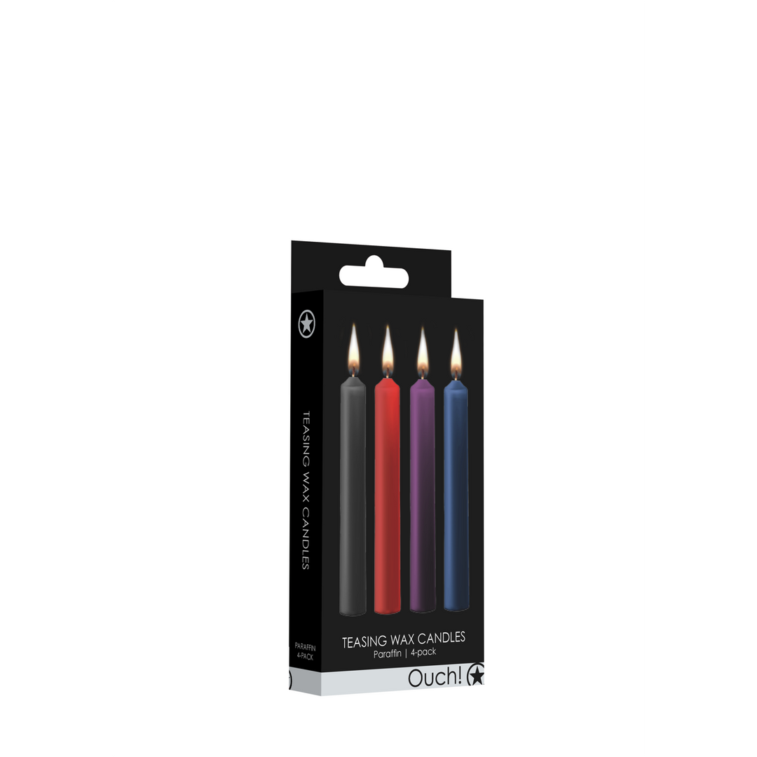 Teasing Wax Candles - 4 Pieces - Multicolor 2