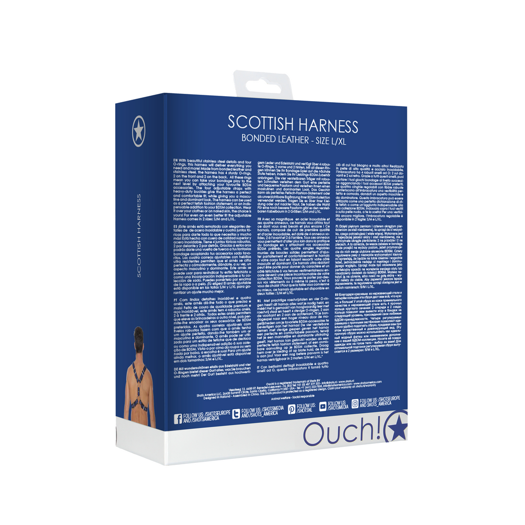 Scottish Leather Harness - L/XL 3