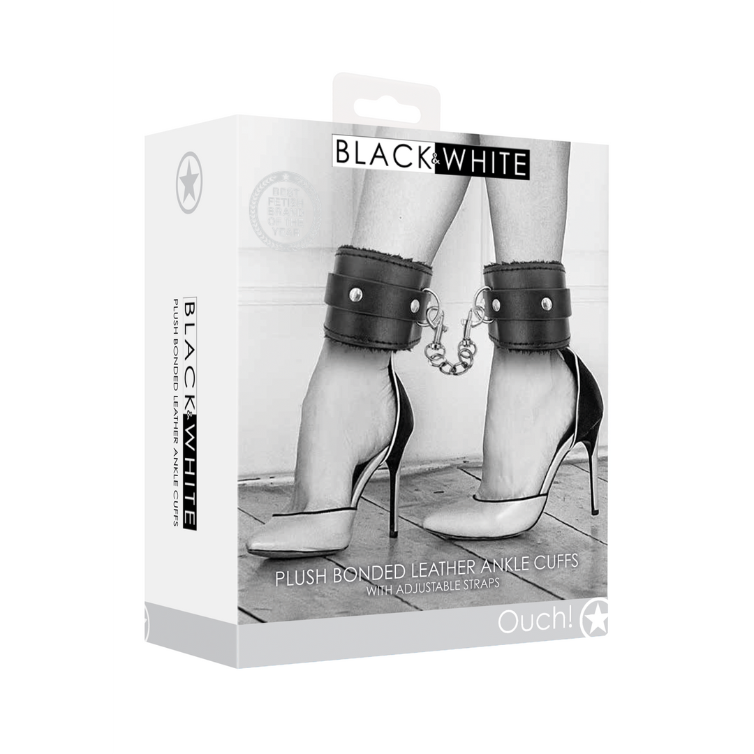 Plush Bonded Leather Ankle Cuffs 2