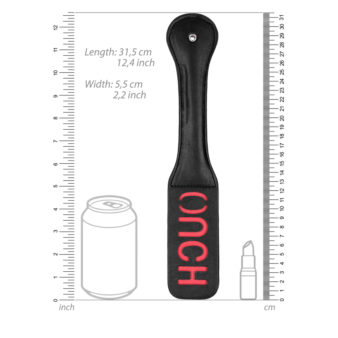 Bonded Leather Paddle Ouch 6