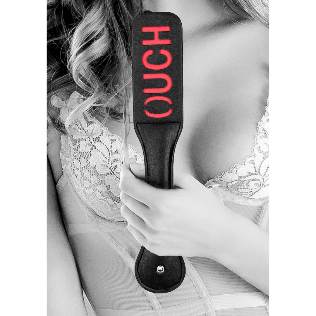 Bonded Leather Paddle Ouch