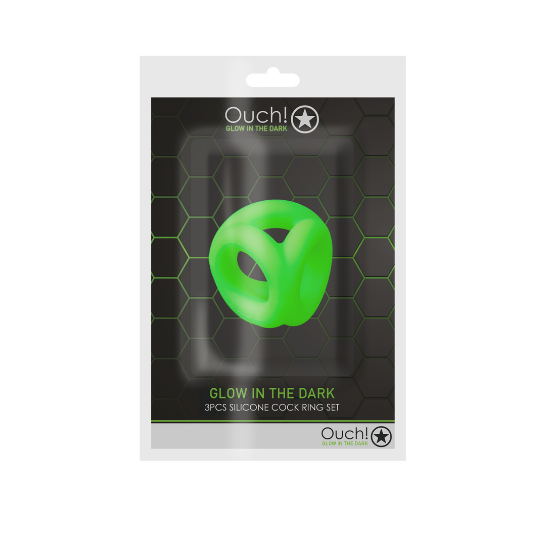 Cockring Ball Strap - Glow in the Dark 2