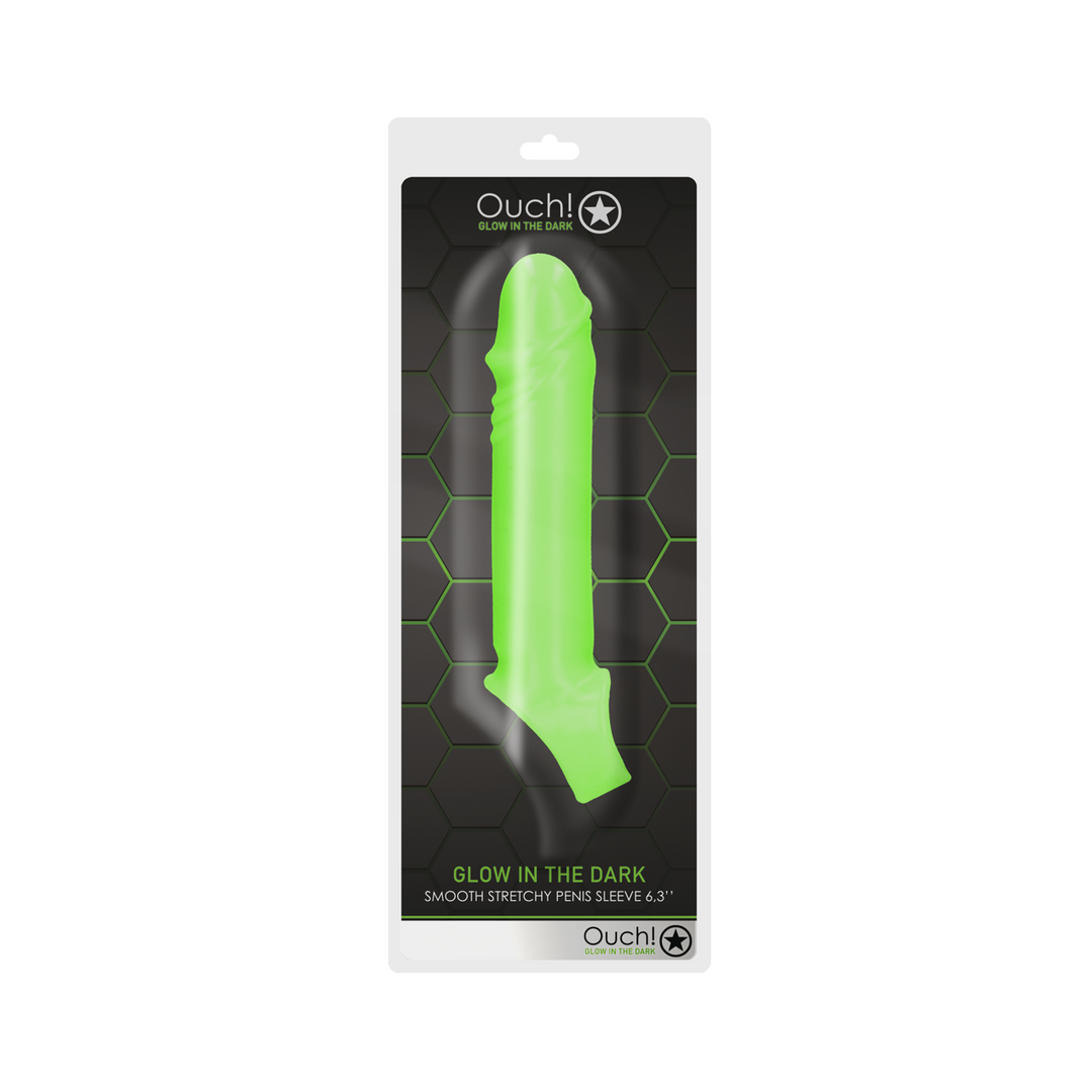 Smooth, Stretchable Penis Sheath - Glow in the Dark 2