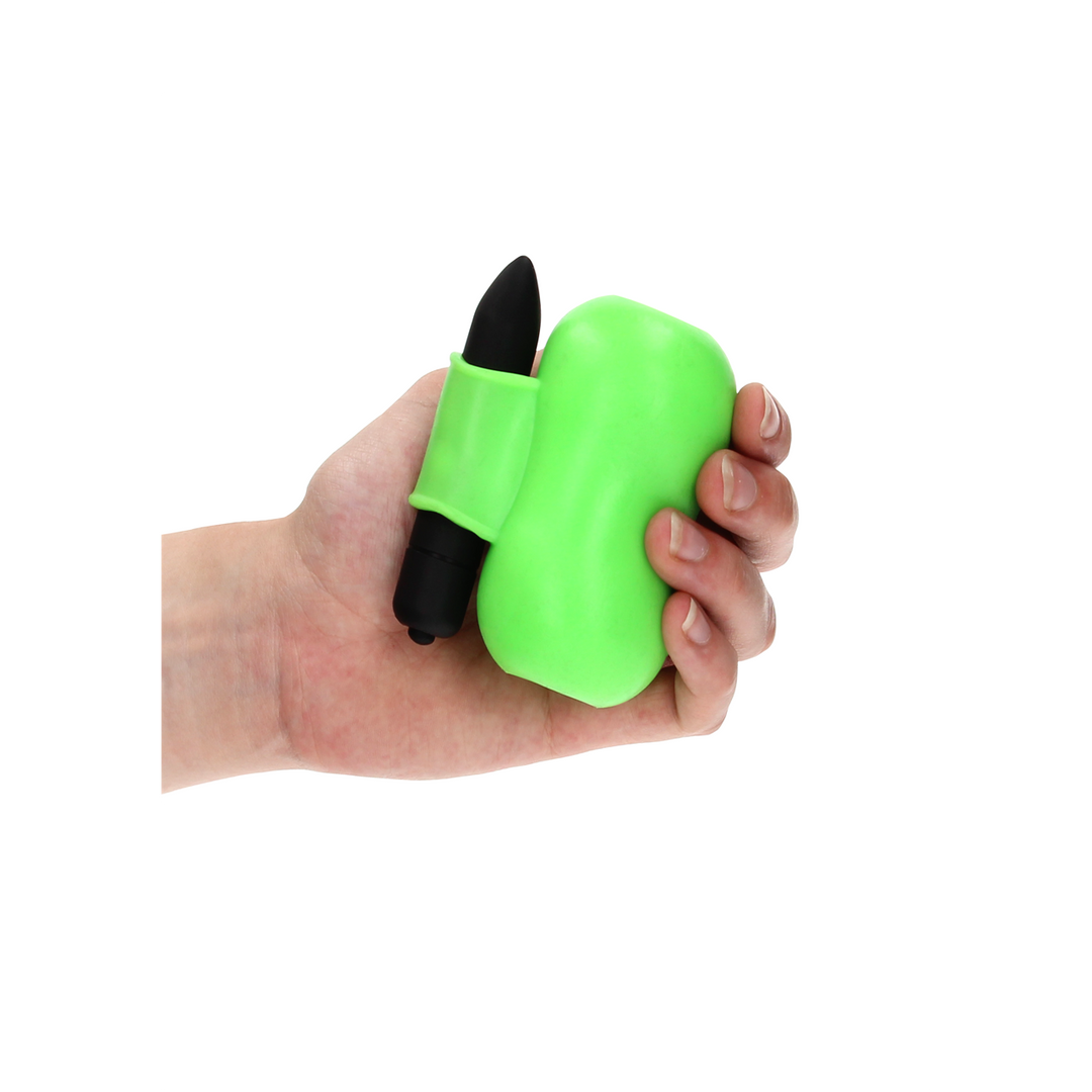 Vibrating Masturbator - Glow in the Dark 6