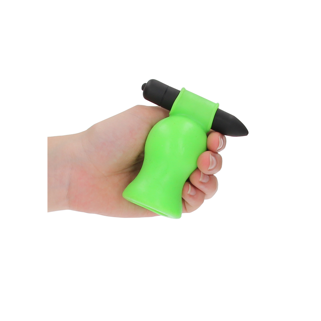 Vibrating Head Masturbator - Glow in the Dark 6