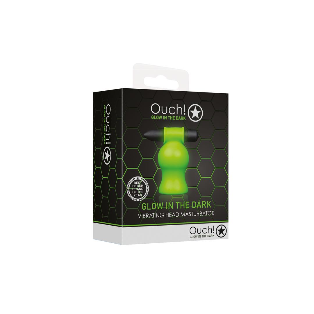 Vibrating Head Masturbator - Glow in the Dark 2