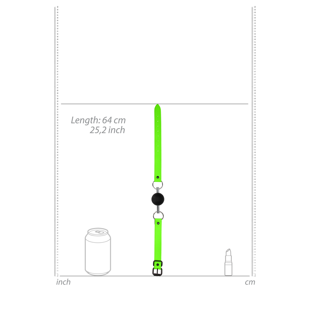 Solid Ball Gag - Glow in the Dark 5